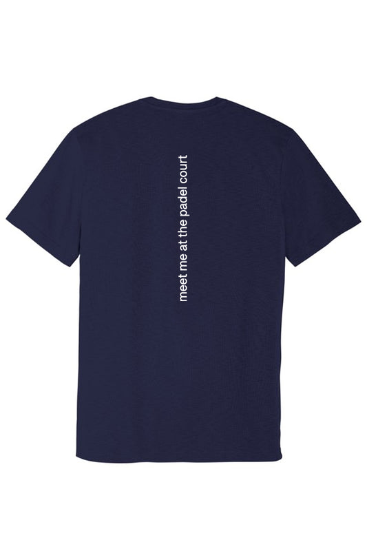 Posi Charge Strive Tee - Navy Men - Meet Padel