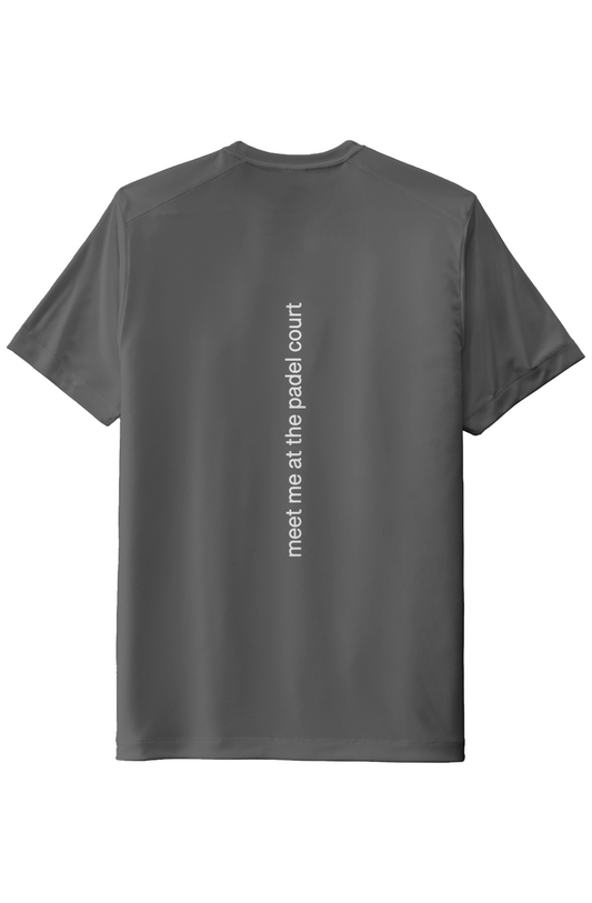 Padel Dark Smoke Grey UV Pro Tee