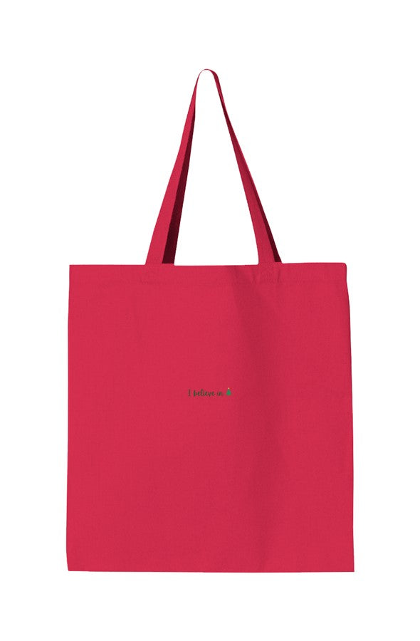 Holiday Tote Bag Red