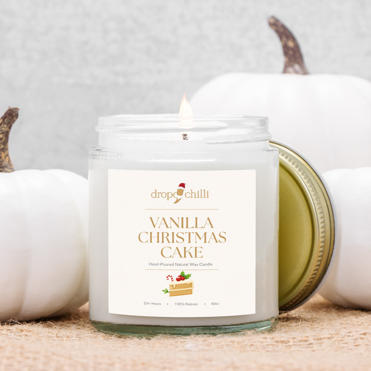 Vanilla Christmas Cake Candle 4oz