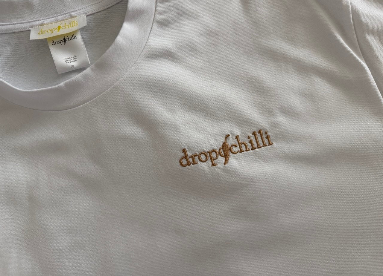 Signature Logo White Oversized T-Shirt