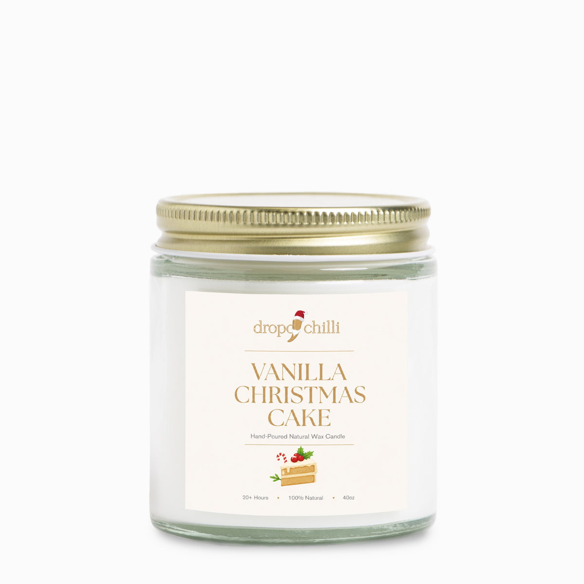 Vanilla Christmas Cake Candle 4oz