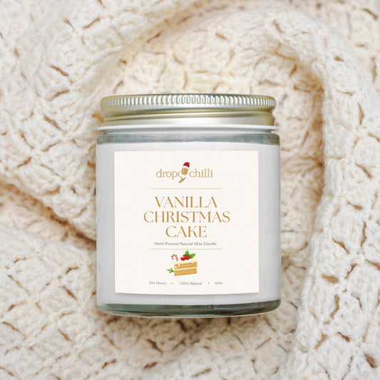 Vanilla Christmas Cake Candle 4oz