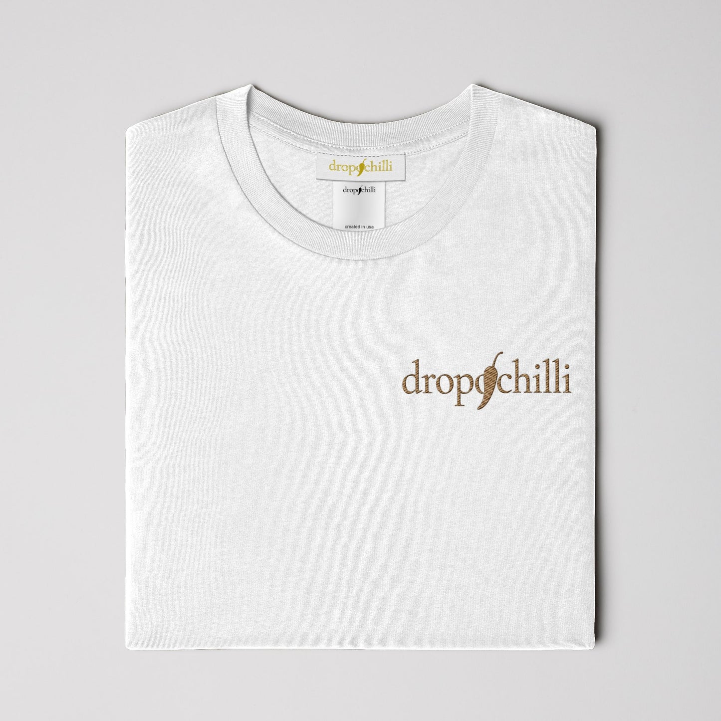 HEAVY TEE white logo