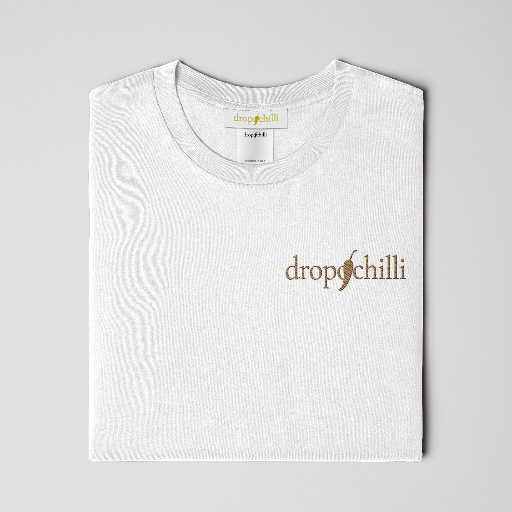 HEAVY TEE white logo