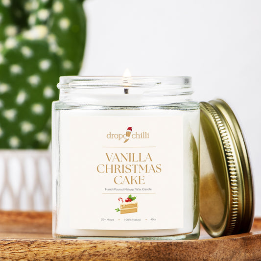 Vanilla Christmas Cake Candle 4oz