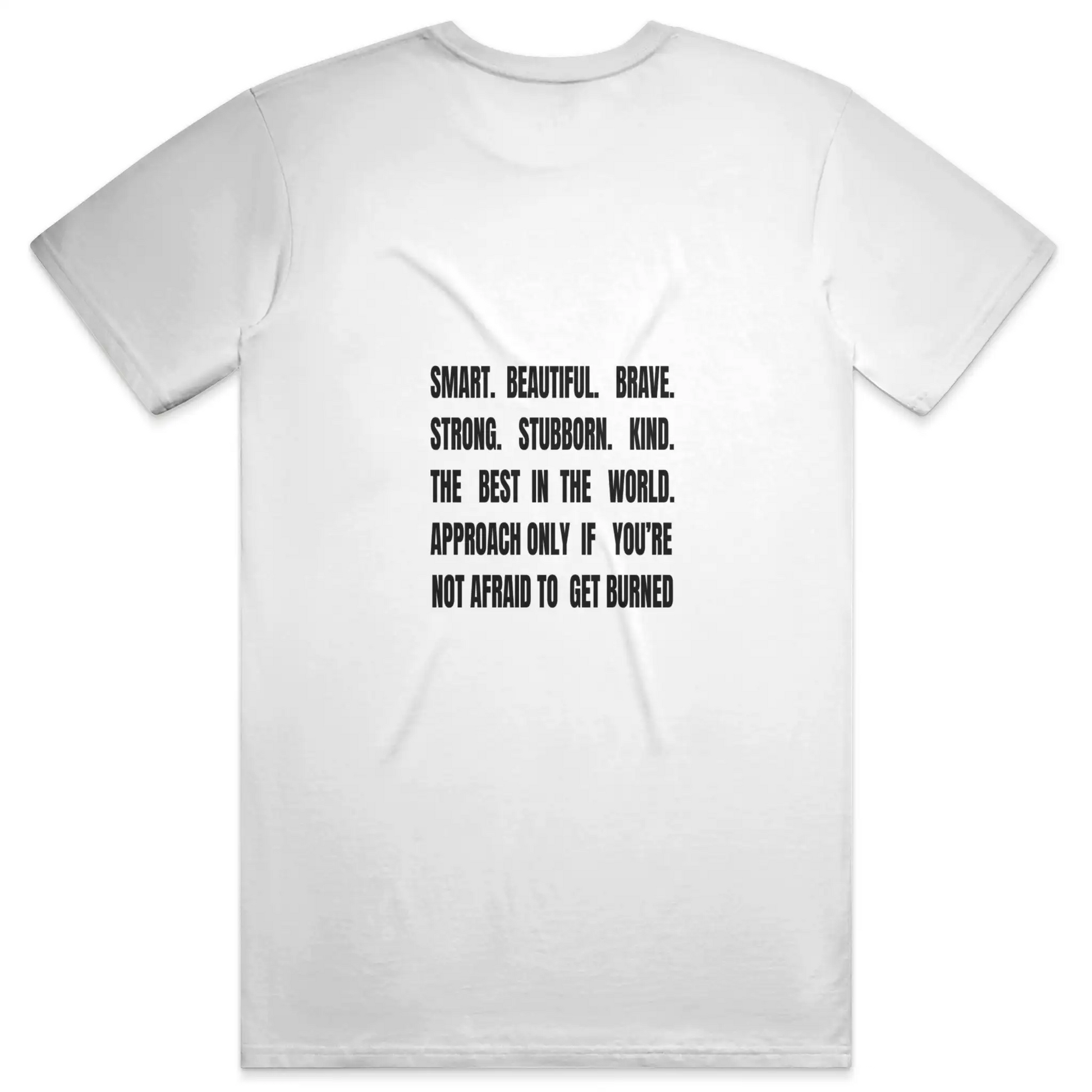 No Drama White T-shirt