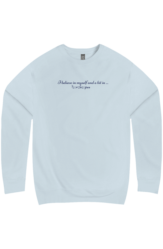 Believe Sky Blue Sweatshirt