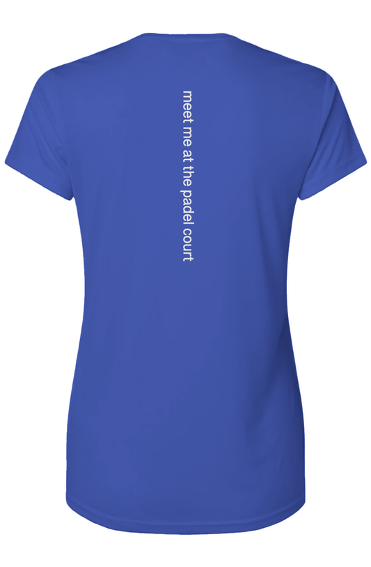 Women's Padel Performance  Royall blue T-Shirt